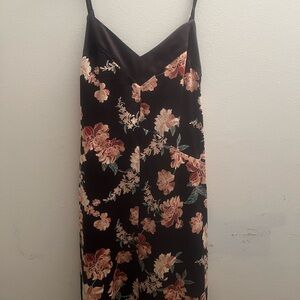 Asian Floral Slip Dress Grunge Goth Victoria Secret Whimsical Fairycore Medium